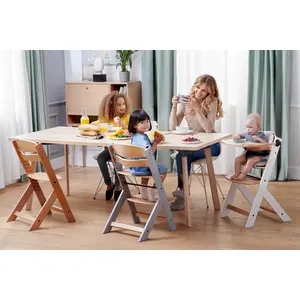 Comparateur de prix : Kinderkraft Chaise haute 3 en 1 ENOCK - évolutive et ergonomique - Blanc