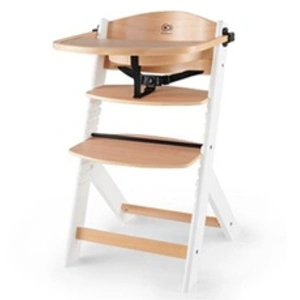 Comparateur de prix : Kinderkraft Chaise haute enfant évolutive Enock bois wooden white