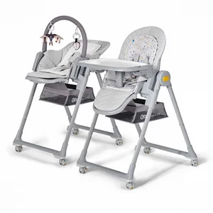 Comparateur de prix : Kinderkraft LASTREE Transat et chaise haute 2 en 1 - Gris