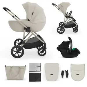 Comparateur de prix : Kinderkraft Chariot multifonction 3en1 PRIME 3 beige