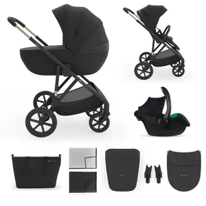 Comparateur de prix : Kinderkraft Chariot multifonction 3en1 PRIME 3 noir