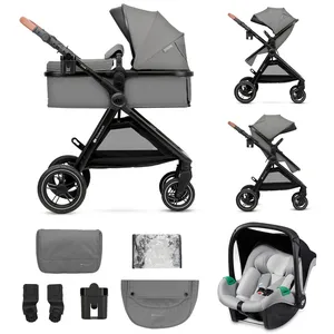 Kinderkraft Poussette trio combinée 3en1 ESME Moonlight greyVendu parkaufland