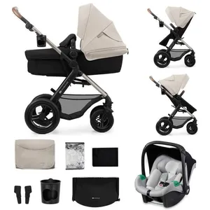 Comparateur de prix : Kinderkraft Poussette trio combinée 3en1 MOOV 2 Air Moonlight Grey