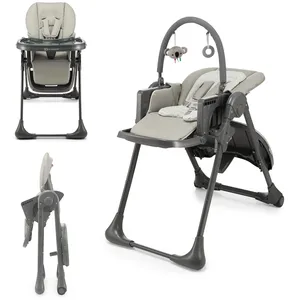 Comparateur de prix : Kinderkraft Chaise haute enfant transat TUMMIE grey