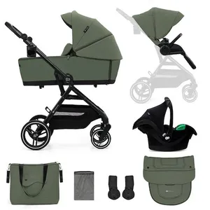 Comparateur de prix : Kinderkraft Poussette trio combinée 3en1 YOXI Mystic Green