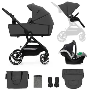 Comparateur de prix : Kinderkraft Poussette trio combinée 3en1 YOXI Moonlight Grey