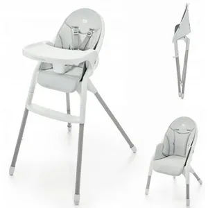 Comparateur de prix : Kinderkraft Chaise haute 2en1 DINNLY gris