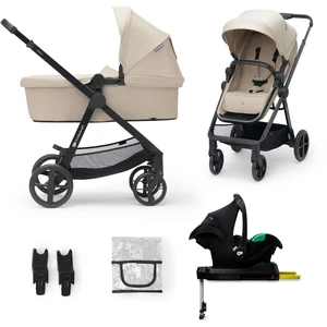 Comparateur de prix : Kinderkraft Poussette trio combinée 4en1 Newly Mink Pro Sand Beige, base