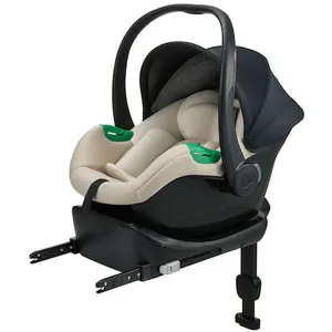 Kinderkraft Siège auto MINK PRO 2 i-Size et base MINK FX 2 beige pas cher