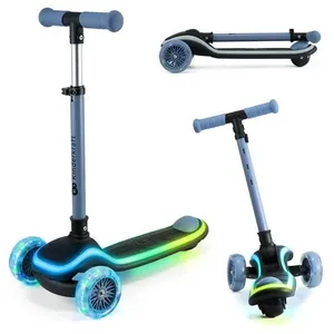 Comparateur de prix : Kinderkraft Trottinette à trois roues à LED RAKET noir