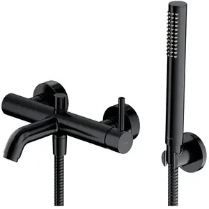 Omnires Y1231BL Y Robinet de Baignoire avec Ensemble de Douche, Black pas cher