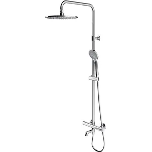 Omnires Y1234ALCR Y Système de Baignoire thermostatique en saillie, Chrome pas cher