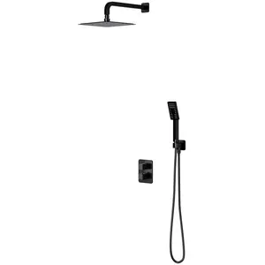 OMNIRES PARMA Ensemble de douche avec mitigeur thermostatique, SYSPM11BL, pas cher