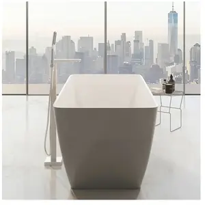 OMNIRES Mitigeur de baignoire îlot PARMA Couleur: chrome/blanc pas cher