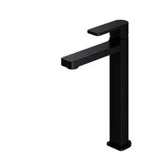 OMNIRES BARETTI Mitigeur de lavabo à bec haut, BA7812BL, pas cher