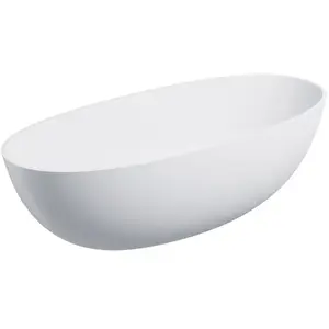 OMNIRES SHELL Baignoire ovale en îlot, SHELL175WWBM, pas cher