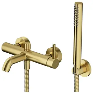 Omnires Y1231BSB Y Robinet de Baignoire avec Ensemble de Douche, Brass pas cher