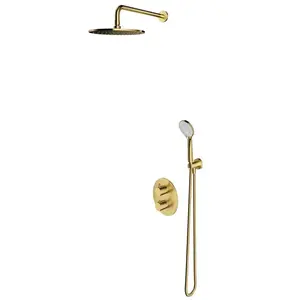 OMNIRES Y Ensemble de douche avec mitigeur thermostatique, SYSYT05BSB, pas cher