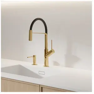 OMNIRES VITA Mitigeur de cuisine pivotant, VI6350BLGL, pas cher