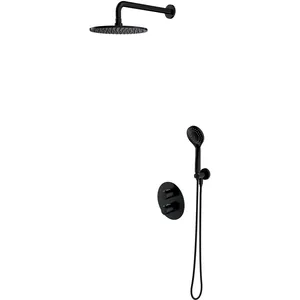 OMNIRES Y Ensemble de douche avec mitigeur thermostatique, SYSYT05BL, pas cher