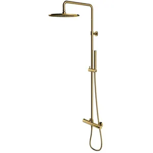 Otitec - colonne de douche Thermostatique y couleur : Or marque omnires pas cher