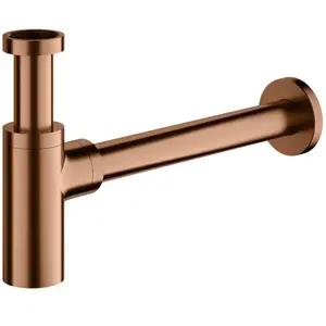 Omnires - Siphon design, cuivre brossé A186CPB pas cher