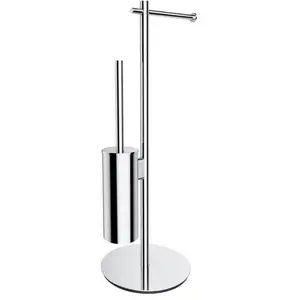 OMNIRES MODERN PROJECT Porte-brosse WC avec brosse, MP60810CR, pas cher