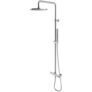 Omnires Y1244SUCR Y Système de Douche thermostatique en saillie, Grey pas cher