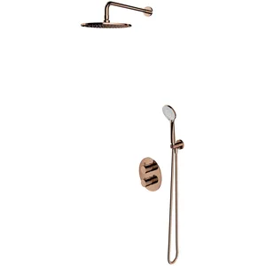 Omnires SYSYT05CP Y Système de Douche thermostatique encastré, Copper pas cher