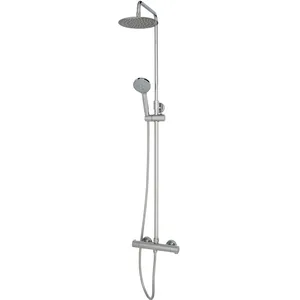 Omnires Y1244XOCR Y Système de Douche thermostatique en saillie, Chrome pas cher