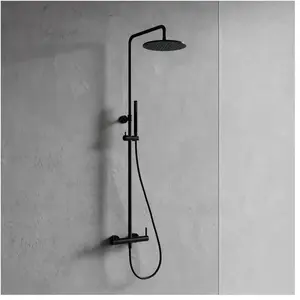 OMNIRES Y Colonne de douche avec mitigeur monocommande, Y1244MBL, pas cher