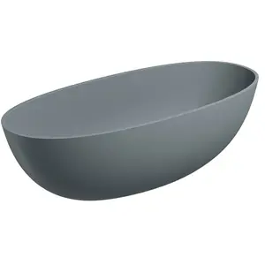 OMNIRES SHELL Baignoire ovale en îlot, SHELL175WWAG, pas cher