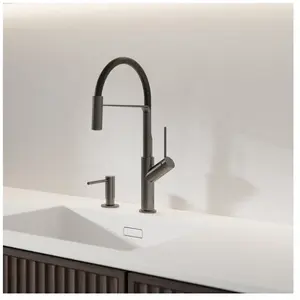 OMNIRES VITA Mitigeur de cuisine pivotant, VI6350BLGR, pas cher