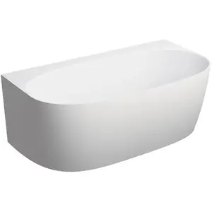 OMNIRES VALENCIA Baignoire semi-îlot, avec tablier, VALENCIAWPBM,