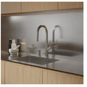 OMNIRES BEND Mitigeur de cuisine, extractible, pivotant, BE6455NI, pas cher