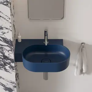 OMNIRES OVO Lavabo mural, OVO555UWLMB, pas cher