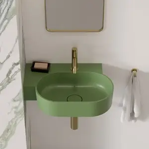 OMNIRES OVO Lavabo mural, OVO555UWLOL, pas cher