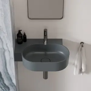 OMNIRES OVO Lavabo mural, OVO555UWLAG, pas cher