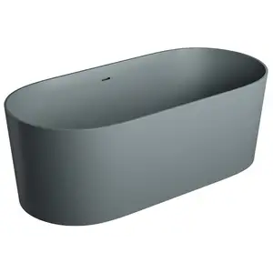 OMNIRES OVO Baignoire ovale en îlot, OVO160WWZPAG, pas cher
