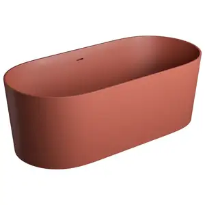 OMNIRES OVO Baignoire ovale en îlot, OVO160WWZPTE, pas cher