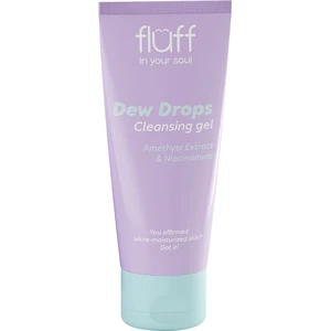 FLUFF Gel nettoyant - Améthyste & niacinamide - Peaux sèches - 100 ml pas cher