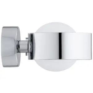 Argon Applique murale Mado, acier chromé, verre opale, à 1 lampe pas cher