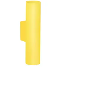 Argon Applique murale Cerro, jaune, acier, Ø 6 cm, up/down pas cher