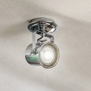 Argon Spot pour plafond Canico à 1 lampe, chromé pas cher
