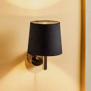 Argon Applique Polo, noir/laiton foncéVendu parluminaire