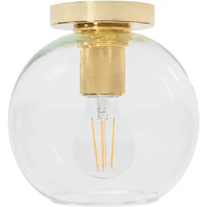 Toolight - plafonnier APP1175-1W or verre balle E27 1-POINTS de lumièreVendu parkaufland