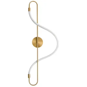 Comparateur de prix : Applique murale APP858-W long or led 1-POINTS de lumière 30X15X78CM