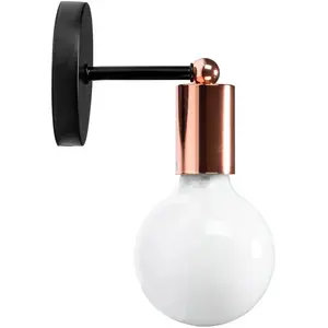 TooLight Applique murale 392205 métal rose or balle 1-POINTS de lumière E27 8X10X10Vendu parkaufland