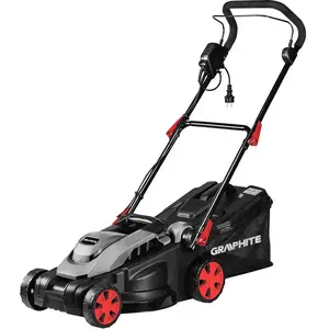 Comparateur de prix : Graphite Tondeuse à Gazon électrique 1500 W, Largeur De Coupe 360 Mm