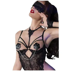 Chilirose - Cr 4675 Cache Tétons Noir